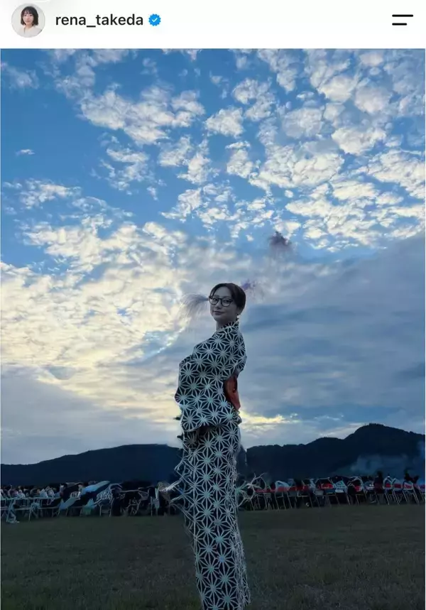 結婚発表の武田玲奈　プライベート感満載の夏ショットに「素敵な笑顔」「美しい」「可愛すぎるよ」