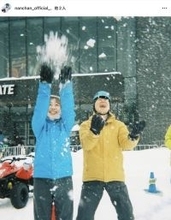 南原清隆、雪の北海道を大満喫！人気芸人＆女子アナ、大物ミュージシャンも参戦「皆んないい顔」「楽しそう」「景色が素敵」