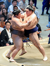両横綱は勝つ　綱取りの霧島、大関復帰目指す安青錦はともに６勝目　カド番の琴桜は４敗目　勝ちっ放しは消え、１敗は霧島ら７人
