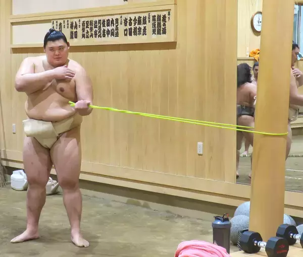 横綱・大の里がクリスマス返上稽古　左肩痛めて九州場所千秋楽を休場も「胸を出すのは負傷後初めて」