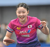 「【世界卓球】５５年ぶり金狙う日本女子、決勝Ｔ初戦は５日にクロアチア戦　張本美和がパリ五輪の雪辱ドイツに勝利　中国とは反対のヤマに」の画像1
