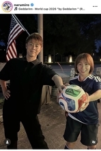 オリンピアンの“ドリブル姿”が話題！「可愛いすぎる」元日本代表・柿谷曜一朗氏との２ショとともに公開…高橋成美さん