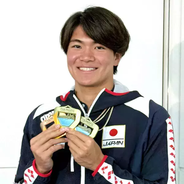 【競泳】松下知之　パンパシ２冠から帰国「金メダルに向けて一歩近づいた」　アジア大会で日本新の大幅更新へ「４分５秒は切れる」