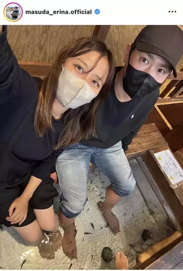 ３児の母・枡田絵理奈アナ、人生初“ドクターフィッシュ”を体験！夫は広島・堂林翔太選手