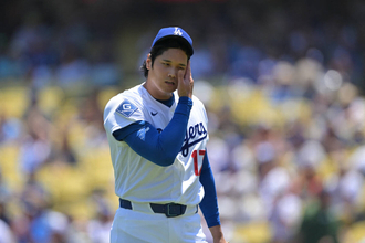 大谷翔平、５回にドジャース移籍後最悪の１イニング４失点で逆転許す　今季初の自責４で防御率０点台復帰ならず　左膝炎症から“復帰登板”