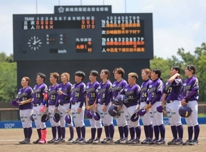 【女子野球】初出場の三次ブラックパールズ、巨人に圧倒されるも「勉強になった」