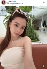 「反則だろ」“テラハ史上ＮＯ１美女”でブレイク　２９歳モデルに騒然「圧倒的」大胆な胸元「綺麗」　Ｎｉｋｉ