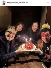 大澄賢也＆岡千絵、高嶋政宏＆シルヴィア・グラブ　還暦祝いでレアなＷ夫婦ショット「素敵な宴でした」