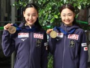 【フィギュア】初出場の世界ジュニアで銅メダル獲得の岡万佑子　４連覇果たした１歳上の同門・島田麻央は「大舞台でも小さい大会でもノーミス」