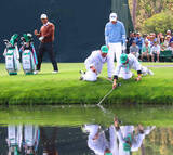 「マスターズ　片岡尚之、クラブが池ポチャの珍事は「ミスって手を離した」　４日間で４９ホールの練習ラウンド」の画像1