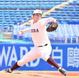 「【大学野球】早大・高橋煌稀がリーグ戦初の完投勝利…小宮山監督「（伊藤）樹の後継」と絶賛　１４０球で１０Ｋの熱投」の画像1