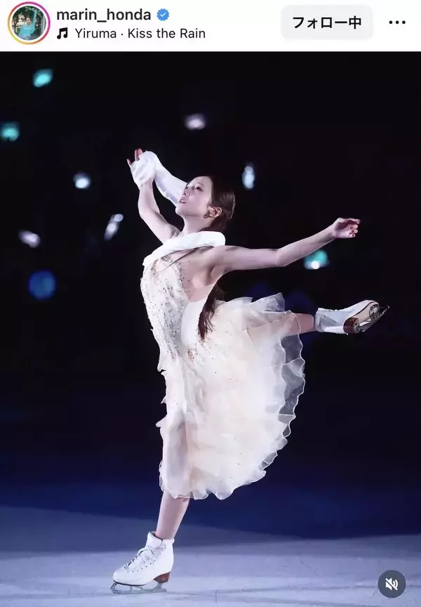 本田真凜の氷上ショットが「美の暴力」「妖精ですか？」「お姫様みたい」ネット沸く…現役復帰→宇野昌磨とアイスダンス挑戦で話題
