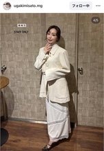 宇垣美里のドレス×ジャケット白コーデが美しすぎると大反響！「白い妖精ね」「女優さん」「うガッキー最強」
