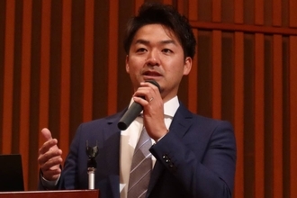 ドジャース理学療法士・伊藤憲生氏が母校で講演　ロッテから共に渡米した佐々木朗希に「日々、感謝の気持ち」