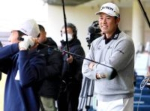 松山英樹「全力で答えた」　ＬＥＸＵＳジュニアレッスンイベントで熱血指導