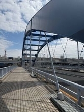 水神大橋は１９８８年と比較的新しい　斜めに張ったケーブルが特徴…隅田川の橋　