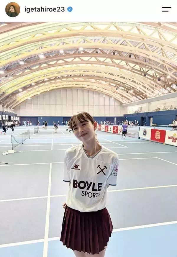 井桁弘恵、ミニスカユニでピックルボール大会出場！好成績報告に「いげちゃん凄いよ！」「おめでとう」の声