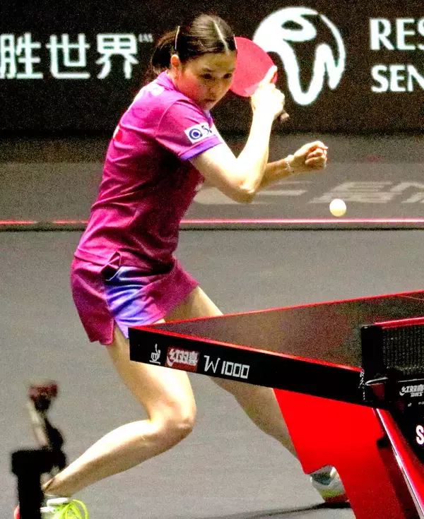 【卓球】カットマン・橋本帆乃香「対策の仕方がすごくて」世界８位の中国勢にやり返され、８強ならず…シンガポール・スマッシュ