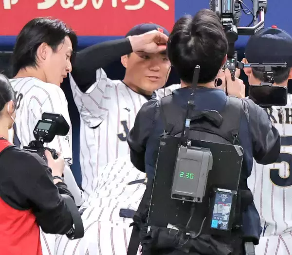 「憧れるのをやめましょう」大谷翔平の名言をパクり　前回“胴上げ捕手”中村悠平が侍ジャパン円陣声出し