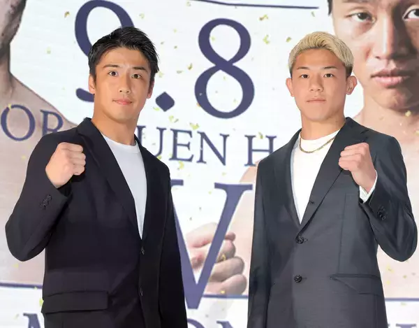 【ボクシング】優勝目指す木村蓮太朗×渡辺海がバチバチ 「最高の状態に」…９・８優勝賞金１０００万円トーナメント準決勝