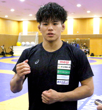 【レスリング】五輪王者の清岡幸大郎、アジア大会金メダル宣言　「必ず勝ちきる」　男子フリースタイル日本代表が合宿公開