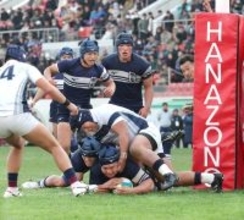 【高校ラグビー】「全部おいしいところもらっただけ」桐蔭学園がチーム唯一の大阪出身・喜瑛人のラストプレー逆転トライで“桐蔭対決”制し３連覇王手　