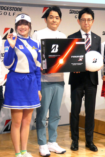 千鳥ノブ「僕ブリヂストンチルドレンですよ！！」とゴルフ愛アピール　社長に「年間契約狙っています」と直談判も