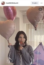 元ＴＯＫＩＯ城島茂の２５歳年下美人妻・菊池梨沙「息子とチョコ作り」完成したスイーツも披露