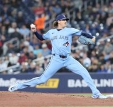 ブルージェイズのガウスマンが圧巻投球　６回２安打無失点、１０Ｋ　岡本和真は６戦連続安打
