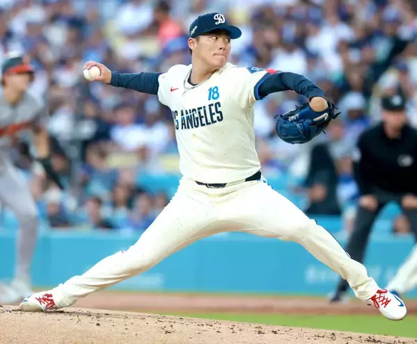 山本由伸が１０勝目へ前半戦最終登板、初回３者凡退の好発進　過去４勝のお得意様から日本人１番乗りの２ケタ勝利狙う
