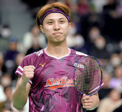 【バドミントン】五輪代表の奈良岡功大がストレートで台湾選手を退け２回戦進出　「タフな試合だった」　