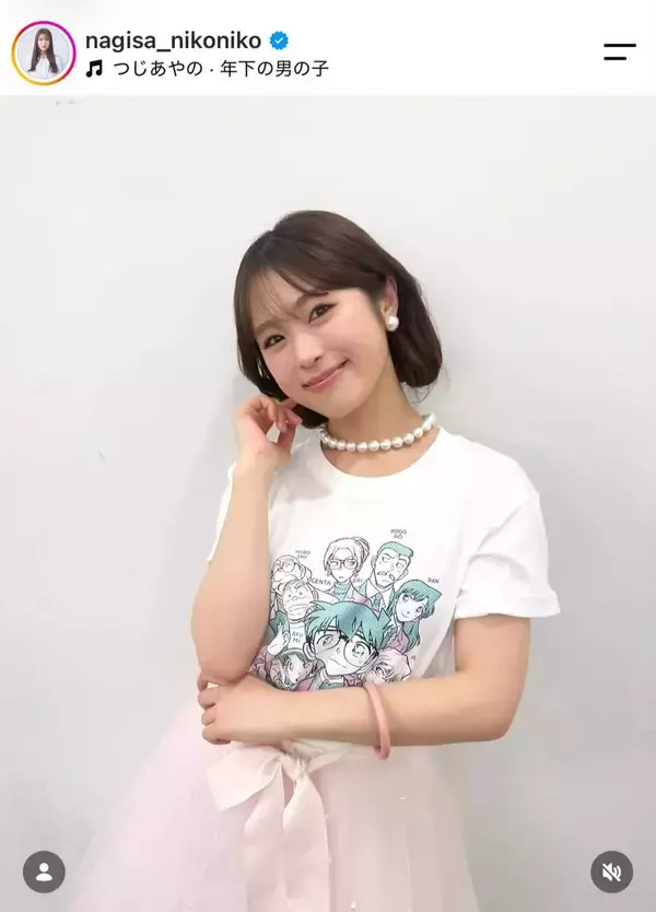 「聖子ちゃんカット風」渋谷凪咲の昭和アイドルショットに「似合う！」「綺麗やなあ」「可愛すぎ！」