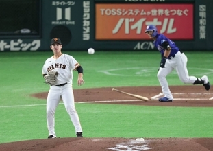 【巨人】井上温大が２回に先制点を献上　初回３者連続三振も　体調不良から復帰の中１４日マウンド