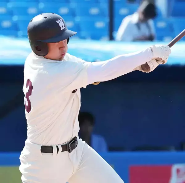 【大学野球】今春入学でリーグ戦初本塁打マークの早大・川尻結大が感じた課題と手応え「後半にかけて調子がよくなくなった…」