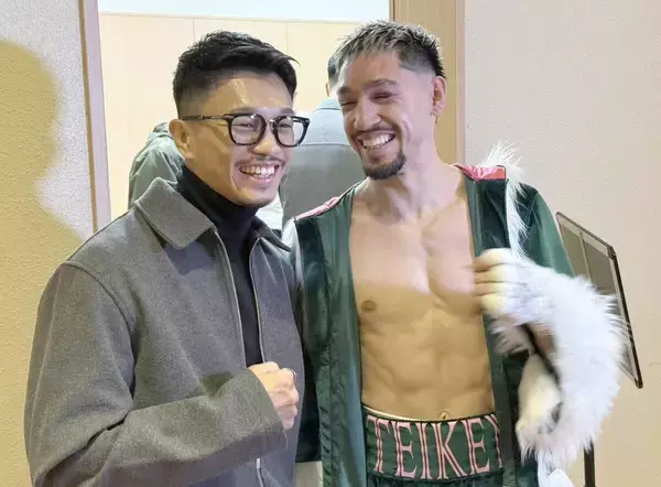 中谷潤人がＶ４の親友・オラスクアガを絶賛「ずっと防衛していくと思う」