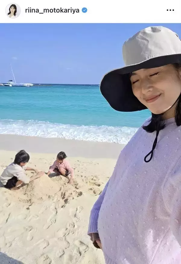 第３子妊娠中の本仮屋リイナ、幸せマタニティーショット　姉・ユイカそっくりの横顔も話題