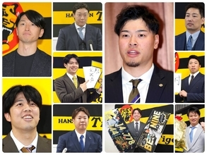 【阪神】ＮＰＢ初２億円プレーヤーが１０人　佐藤輝明が総額５億円で更改