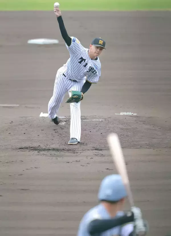 【阪神】ドラフト５位の能登嵩都が紅白戦で４失点　初回は３者凡退も…“緊急事態”の２回につかまる