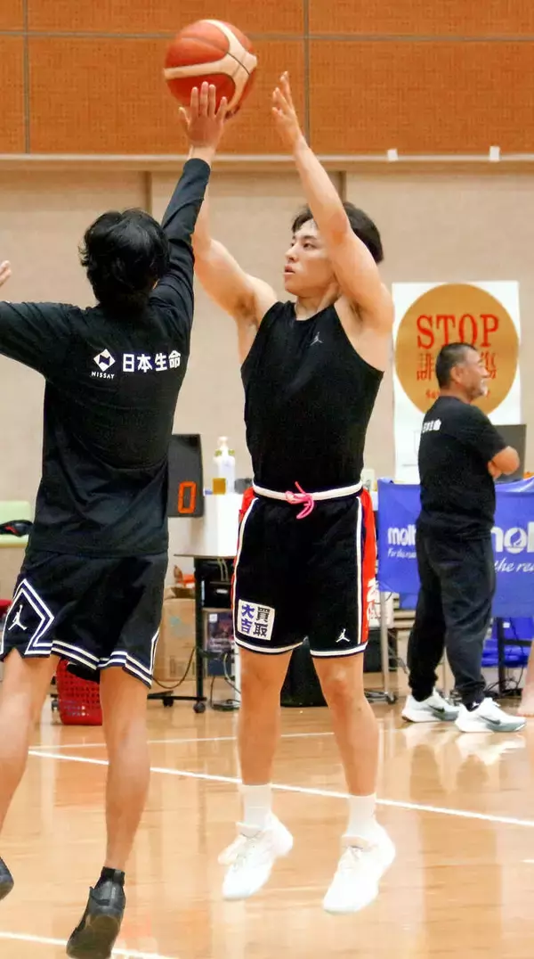 【バスケ男子】河村勇輝　 ２７日からのＷ杯アジア２次予選へ「僕たちの方が絶対に強い」　日本男子代表合宿公開