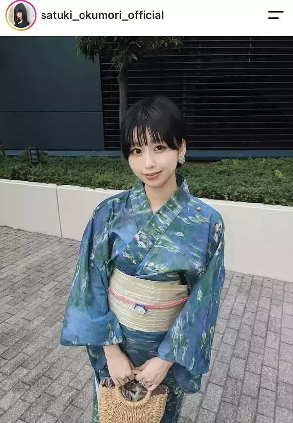 １９歳で結婚！ハライチ岩井のタレント妻「お美しい」最新姿「似合ってる」奥森皐月「人生初」イメチェンが話題