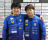 「張本智和「松島選手の力も借りながら」松島輝空とダブルエースでＴリーグ・岡山リベッツをリーグ初優勝導く」の画像1