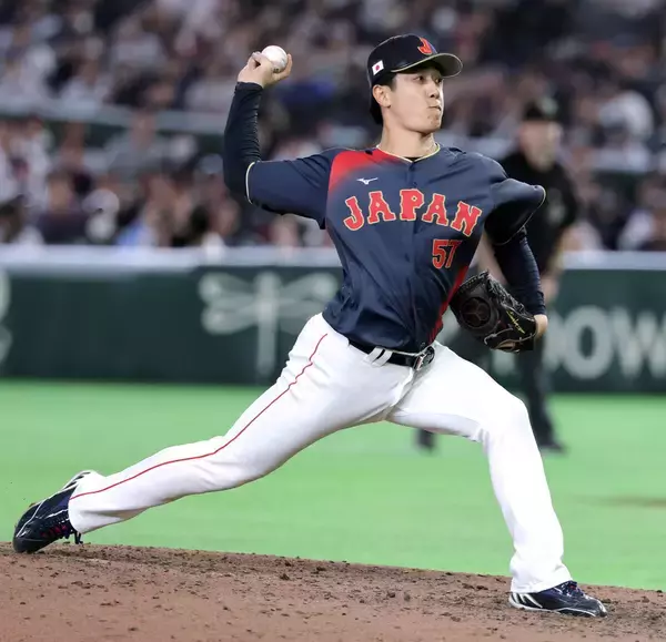 「お茶たてポーズ」の考案者、侍・北山亘基は１回無失点の好投　井端監督も量産に期待