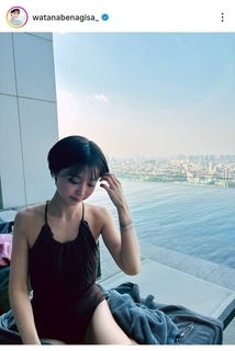 元フジアナ渡邊渚さん　美ぼうにネット驚がく「トップスとしても着られて便利」水着姿に「いいね！」１万超