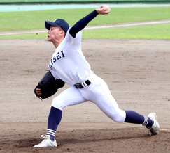 【高校野球】藤枝明誠の背番号１０松下歩叶が７回から２番手で３回無失点　いきなり四球も後続絶つ…静岡大会