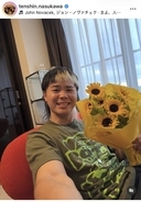 ２８歳誕生日を迎えた那須川天心「毎年同じ日に来るあたり誕生日はかなり律儀ですね！」ひまわりのブーケを手に笑顔！