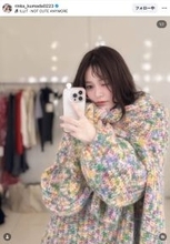 久間田琳加、「くるくるもこもこ〜」姿でウインク！キュートな表情に「透明感すご」「天才的に可愛すぎ」