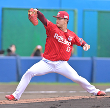 【楽天】開幕候補の古謝樹が２回１失点　一発浴びるも「球のキレと質はまだ上がる」