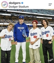 「インクレディブル！」Ｎｕｍｂｅｒ＿ｉ・岸優太のファーストピッチにＭＬＢも称賛　ファン感激「えっすごい球じゃん！」「ぶちかましてくれてありがとう」