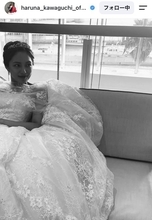 「妊婦さん姿も素敵」川口春奈、ウェディングドレス姿に反響「美しすぎて…」結婚＆妊娠発表「お体ご自愛ください」