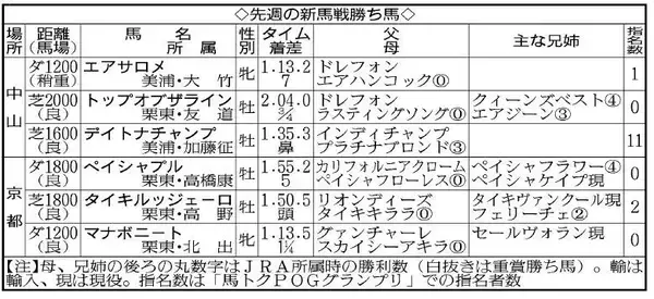 【ＰＯＧ】直線の脚は見せ場十分もサレジオはジュニアＣ２着　次こそは確実に結果を出して欲しい